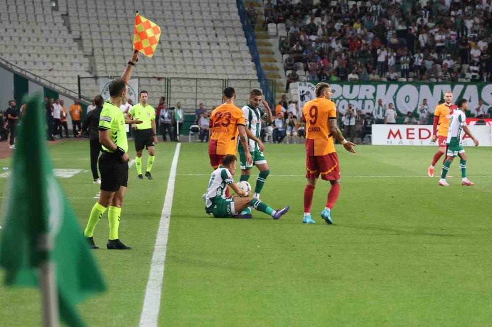 Konya'da 3 puanı Galatasaray kaptı