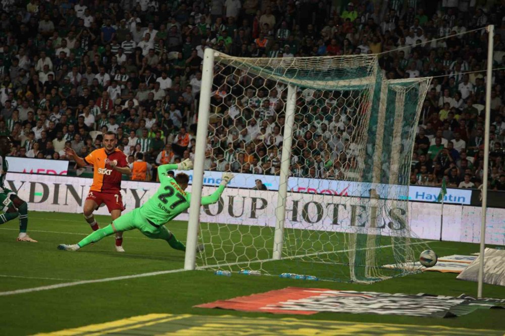 Konya'da 3 puanı Galatasaray kaptı