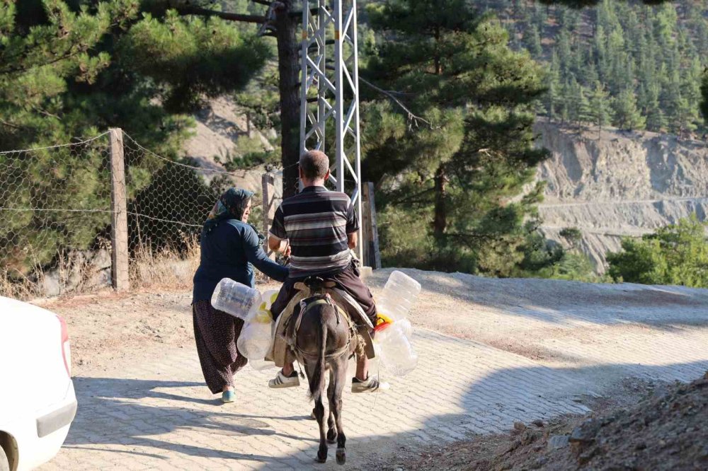 21 Yıllık Susuzluk: Vatandaşlar Eşeklerle Su Taşıyor