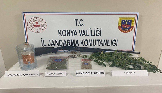Konya’nın 3 ilçesinde uyuşturucu operasyonu: 5 gözaltı