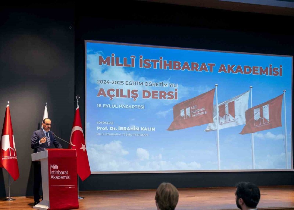 Milli İstihbarat Akademisinde İlk Dersi MİT Başkanı İbrahim Kalın Verdi