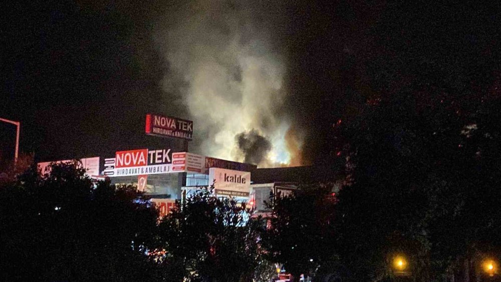 2 Dükkan ve 3 Araba Yandı Tek Teselli Kurtarılan Muhabbet Kuşları Oldu