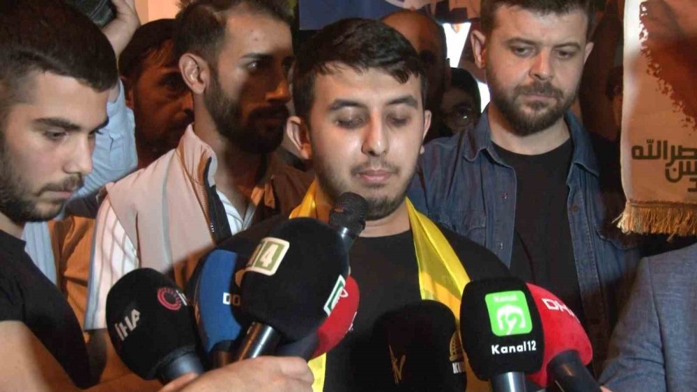 İsrail Başkonsolosluğu önünde Hasan Nasrallah’ın öldürülmesi protesto edildi