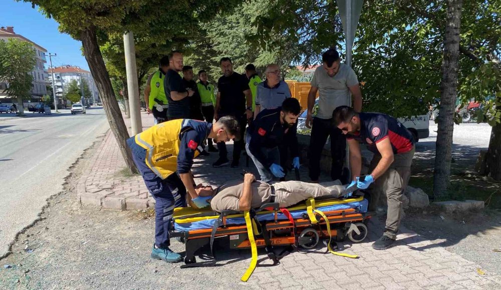 Kulu’da otomobiller çarpıştı: 1 yaralı