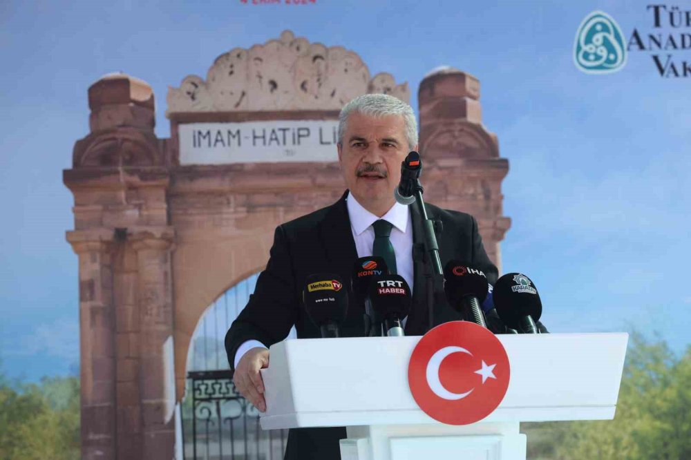 Konya Merkez İmam Hatip Lisesi'nin Yeni Binasının Temeli Atıldı