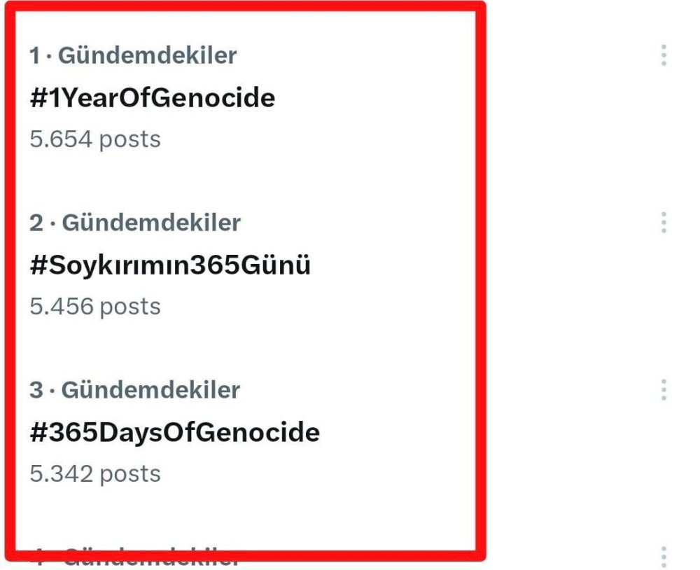 #1YearOfGenocide etiketi, sosyal medyada dünya gündeminde