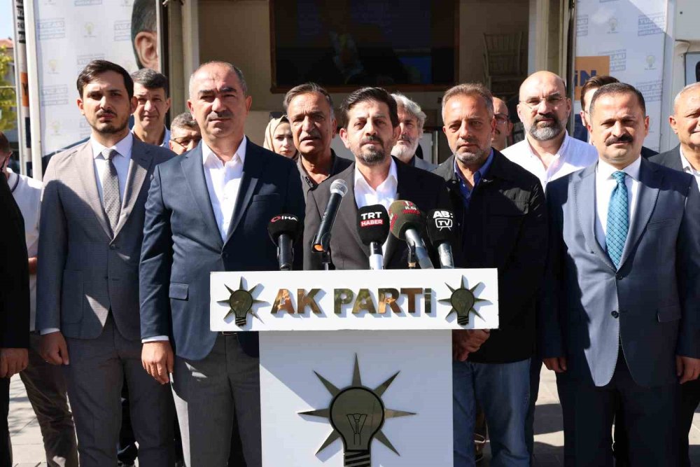 AK Parti Konya'dan soykırımın 1. yılında İsrail'e tepki