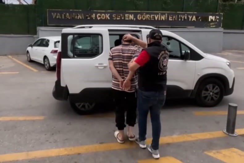 Elektrikli motosiklet bataryası hırsızları kıskıvrak yakalandı