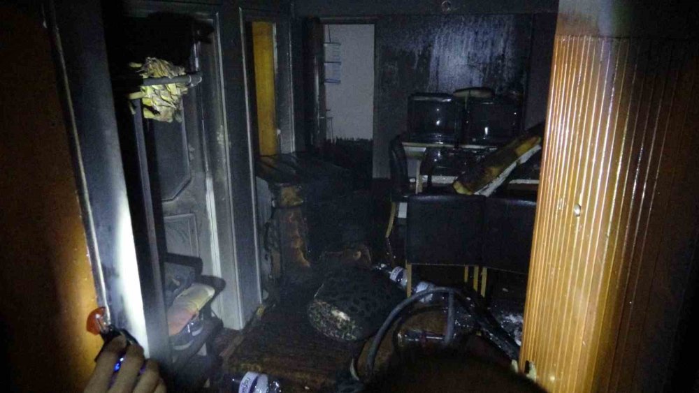 Önce koku geldi, sonra dumanlar görüldü