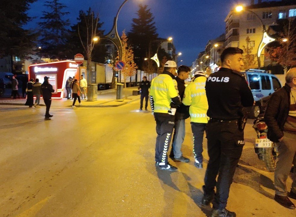 Kulu'da Polis Sahaya İndi