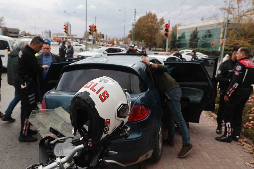 Konya'da aksiyon dolu anlar: Yarım saat peşinden koşturdu