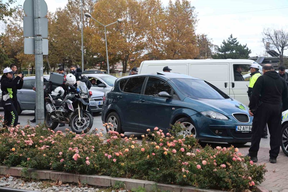 Konya'da aksiyon dolu anlar: Yarım saat peşinden koşturdu