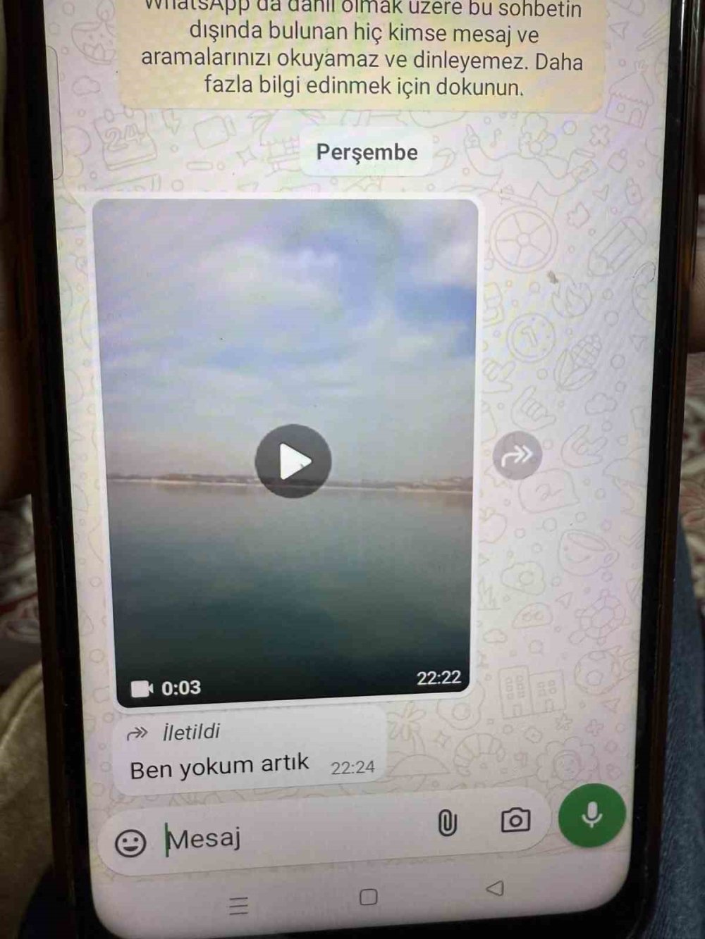 Göle atlayan Medine'nin son mesajını patronuna gönderdiği ortaya çıktı