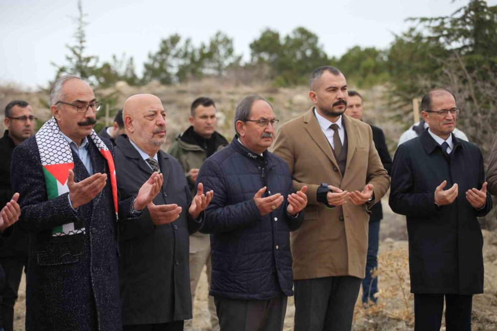 Gazze’deki basın şehitleri için Konya'da hatıra ormanı kuruldu