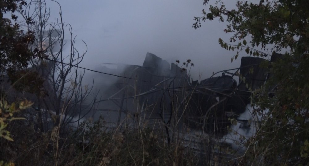 Mobilya Deposunda Yangın: 3 İş Yeri ve Muz Serası Zarar Gördü