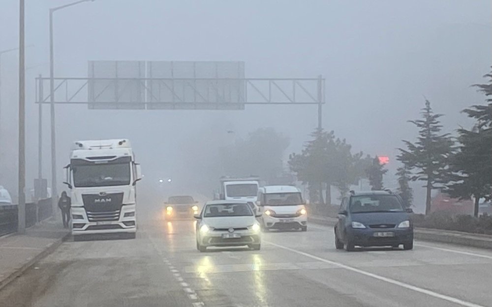 Yoğun sis yine esir aldı