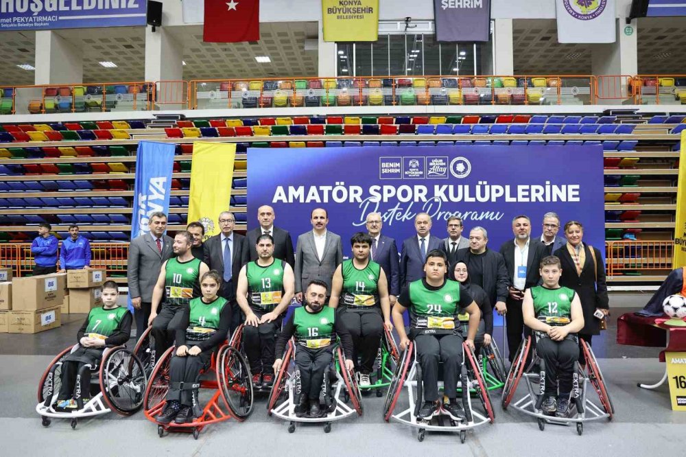 Konya Büyükşehir'den Amatör Spor Kulüplerine Rekor Destek