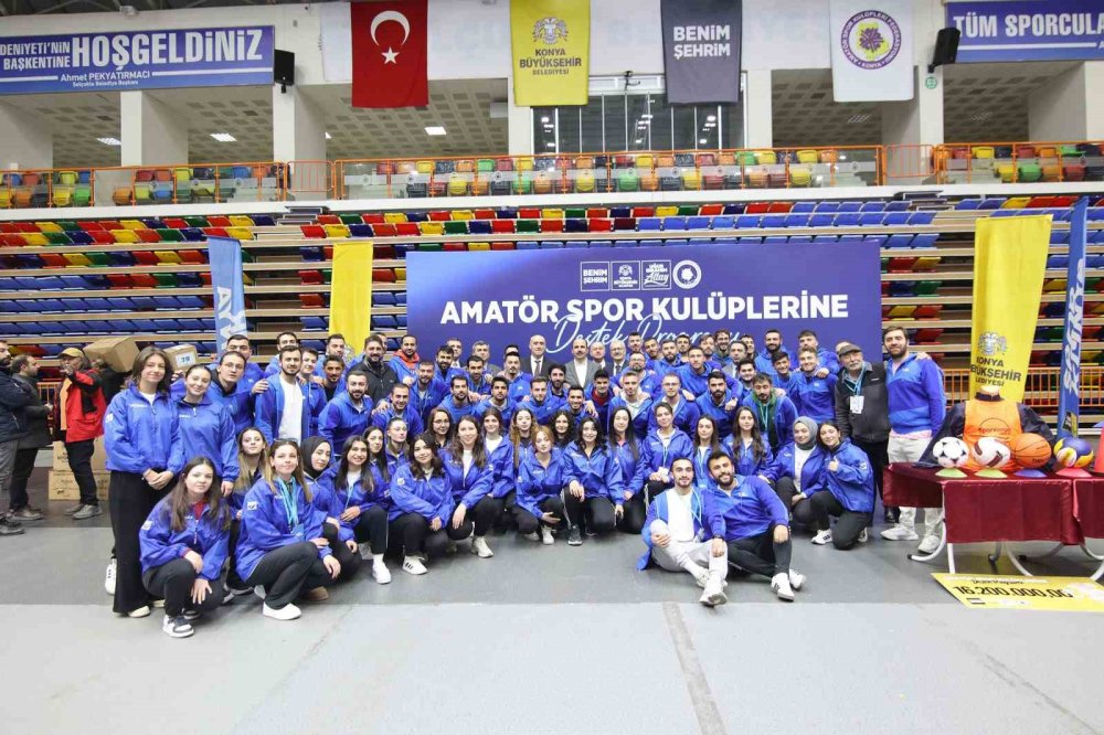 Konya Büyükşehir'den Amatör Spor Kulüplerine Rekor Destek