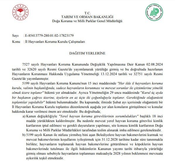 81 il valiliğine sokak hayvanları yazısı: Hemen toplayın