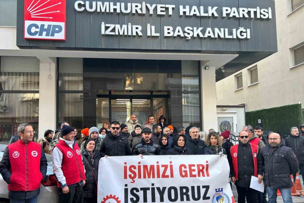 Özgür Özel sözünü tutmadı, işçiler parti binasında toplandı