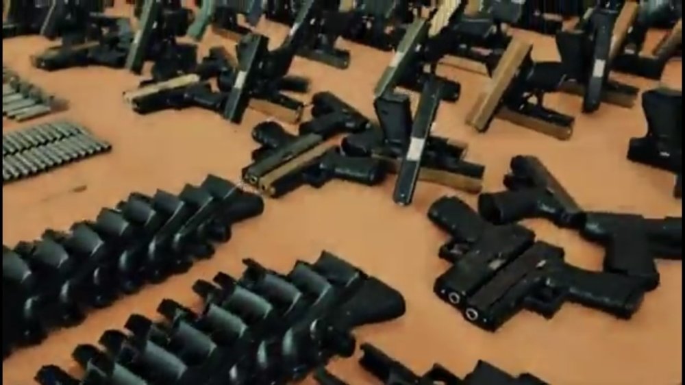 Polis termalle takip edip adeta mühimmat deposu ele geçirdi