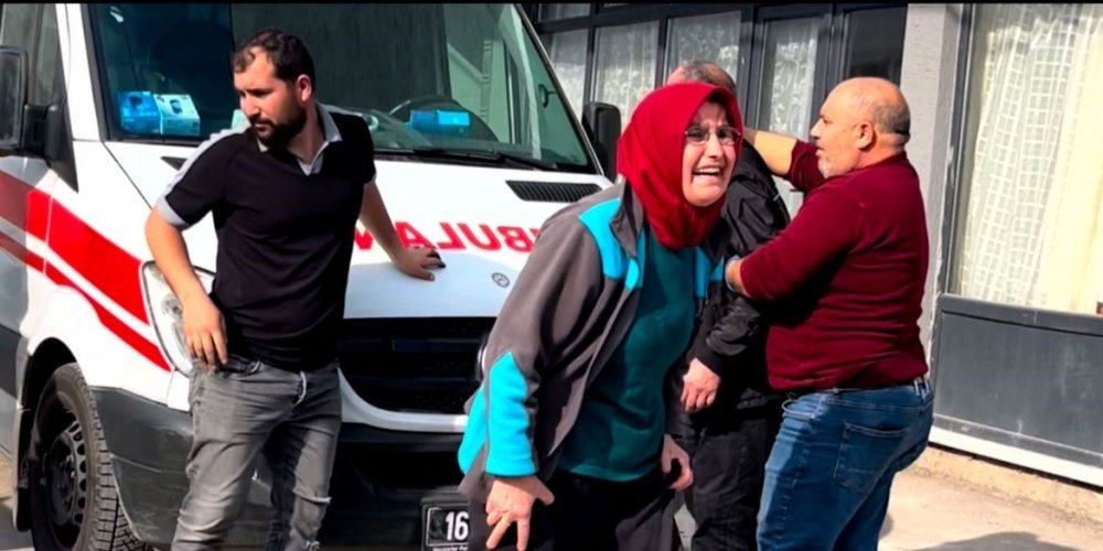 Evinin önüne kadar geldi, içeriye giremedi