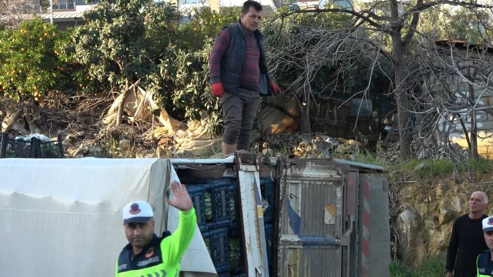 Alanya'da trafiği durduran sebep sonradan anlaşıldı