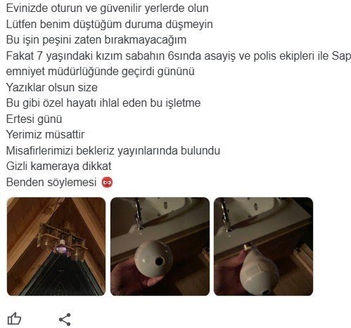 Sapanca’da Tatil Kabusu: Bungalovda Gizli Kamera Bulundu
