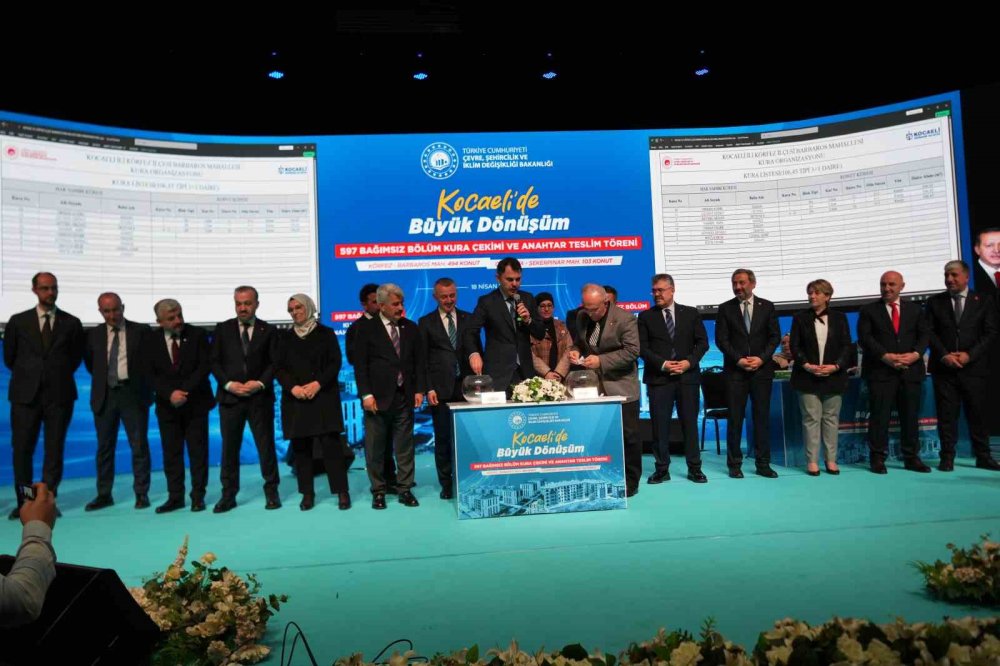 Kocaeli’de Kentsel Dönüşüm Hız Kazandı: Bakan Kurum’dan Finansman Müjdesi