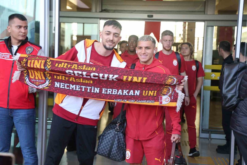 Galatasaray kafilesi Konya’da