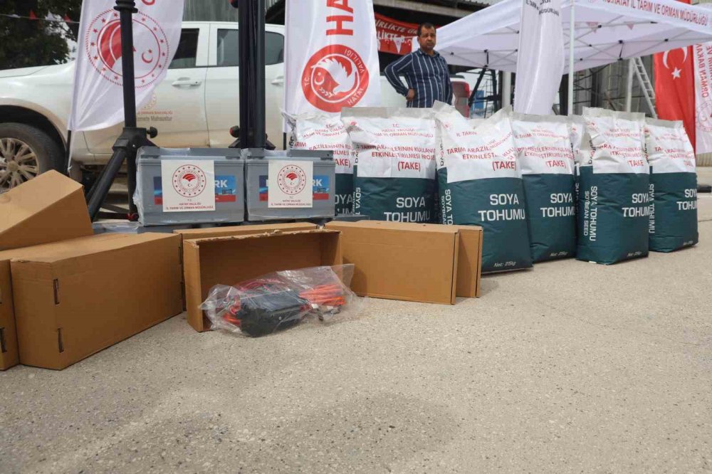 Depremzedelere 35 Milyon TL'lik Tohum ve Ekipman Desteği Başladı