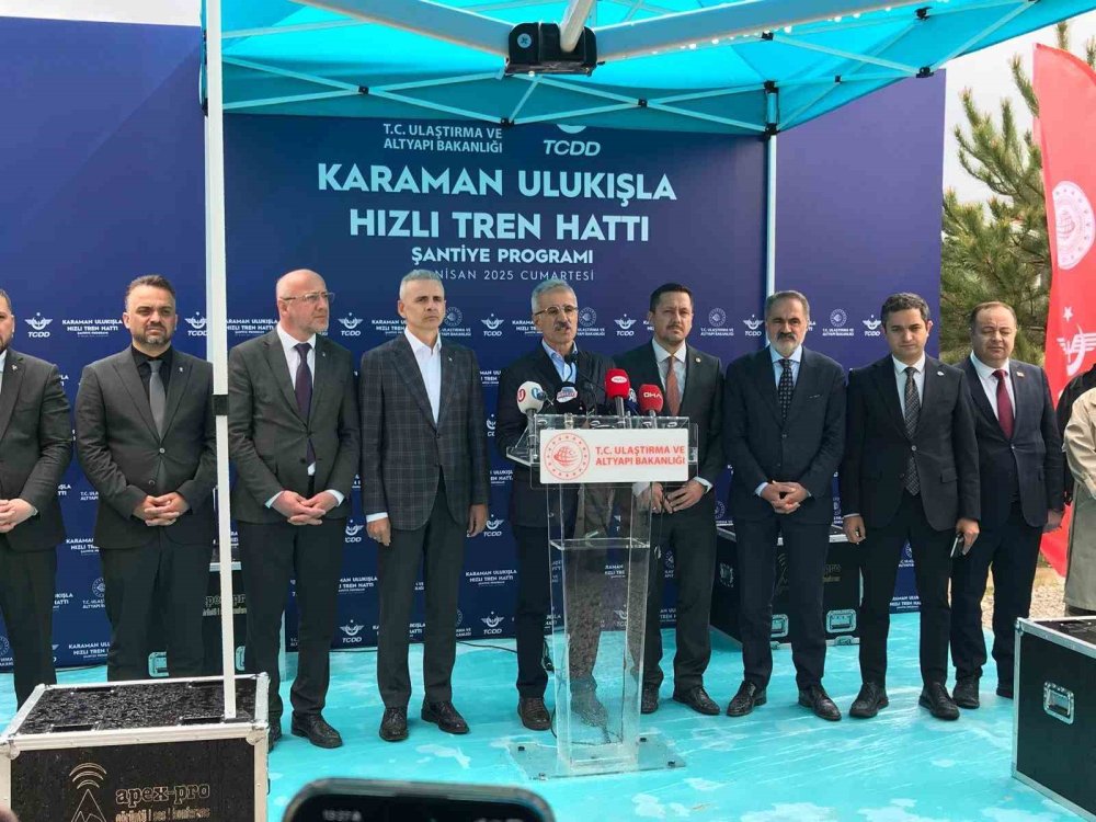 Karaman-Ulukışla hızlı tren hattında sona yaklaşıldı