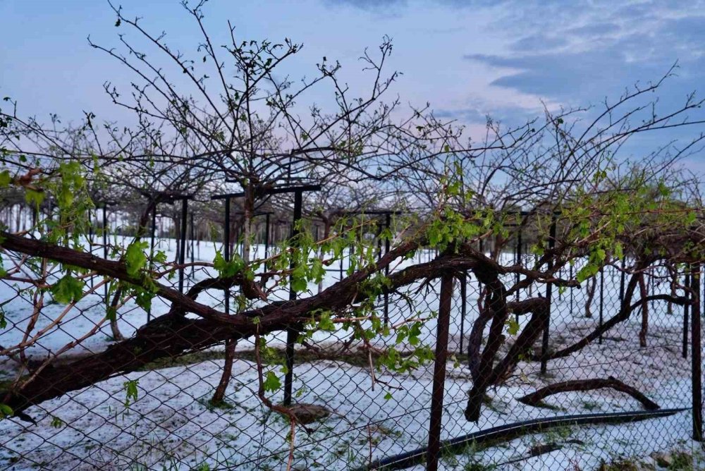 Mersin Felaketi Yaşadı! Dolu Vurdu, Sel Oldu, Kaya Yolu Kapattı