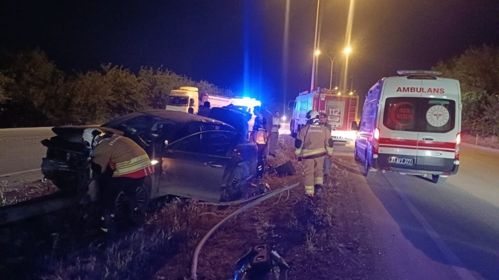 Oğlunun kaza yapmasına kızan baba "adam ol" diyerek sitem etti