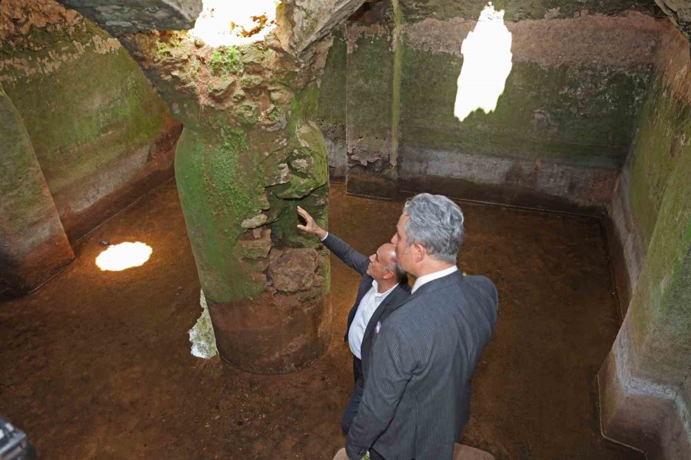 300 Yıllık Su Sarnıcı Aslına Uygun Restore Ediliyor