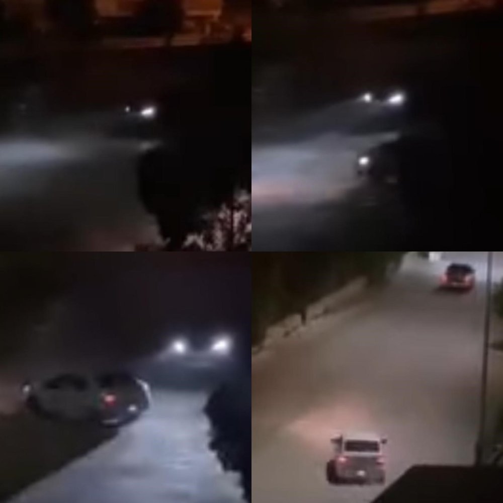 Polis, okul bahçesini piste çeviren sürücüleri arıyor