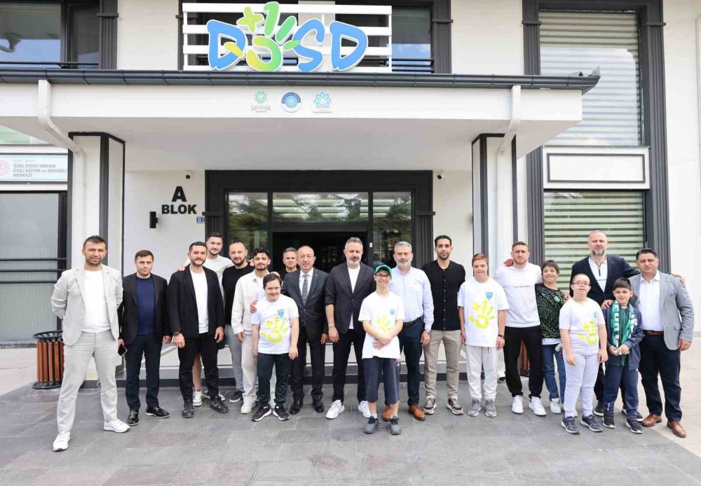 Konyaspor'dan DOSD Meram’a anlamlı ziyaret
