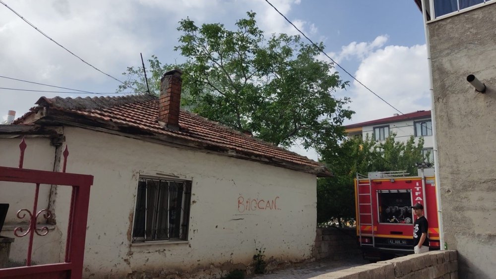Kulu’da Boş Evde Yangın Çıktı