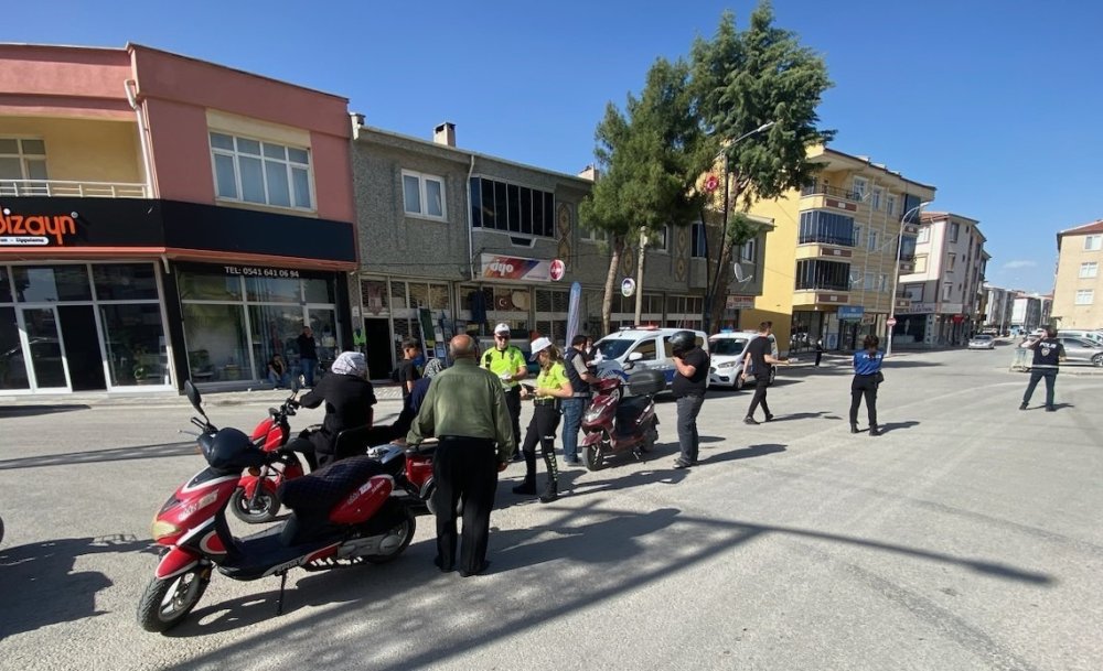 Kulu’da Trafik Ekiplerinden Sıkı Motosiklet Denetimi