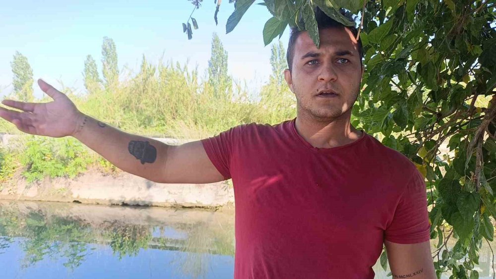 Sulama Kanalında Boğulmak Üzere Olan 13 Yaşındaki Çocuğu Tüpçü Kurtardı