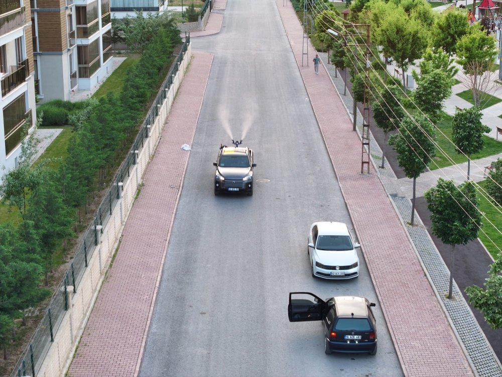 Konya'da Kurban Bayramı Öncesi Yoğun İlaçlama Mesaisi