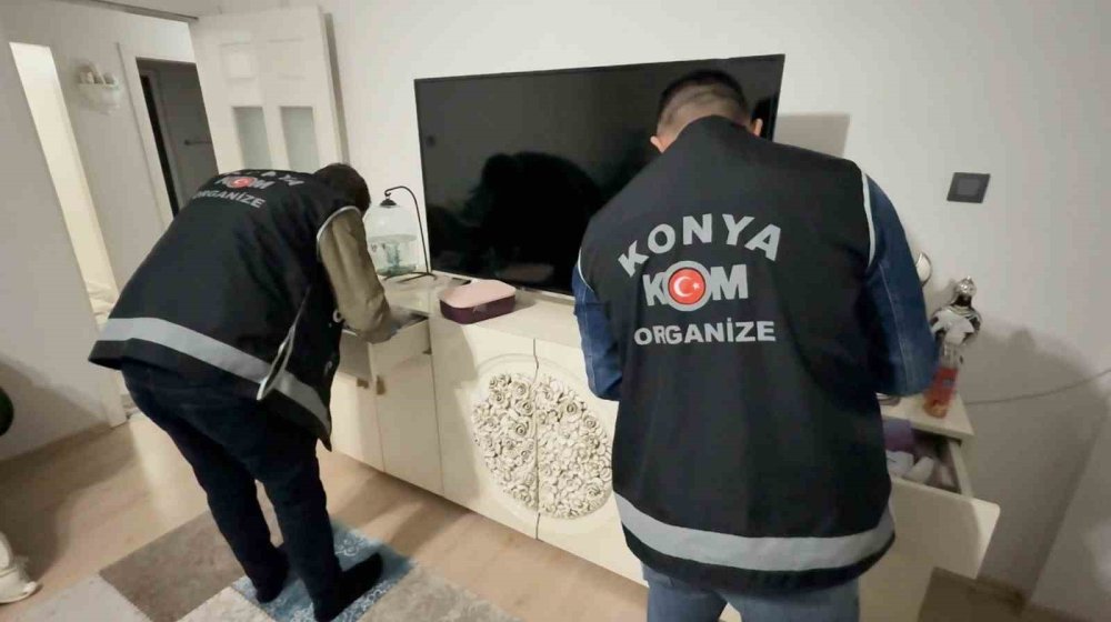 Konya'ya korku salan suç örgütüne darbe: 9'u tutuklandı