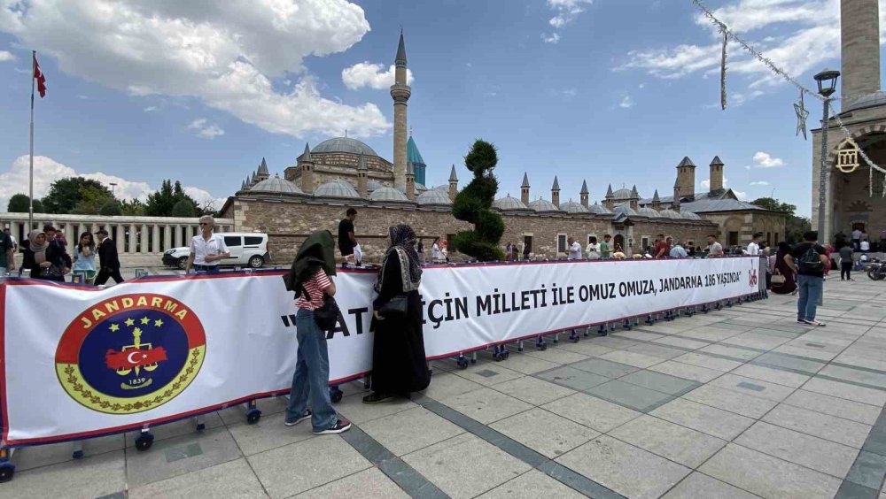 Jandarma Teşkilatı'nın 186. yılı Konya'da coşkuyla kutlandı