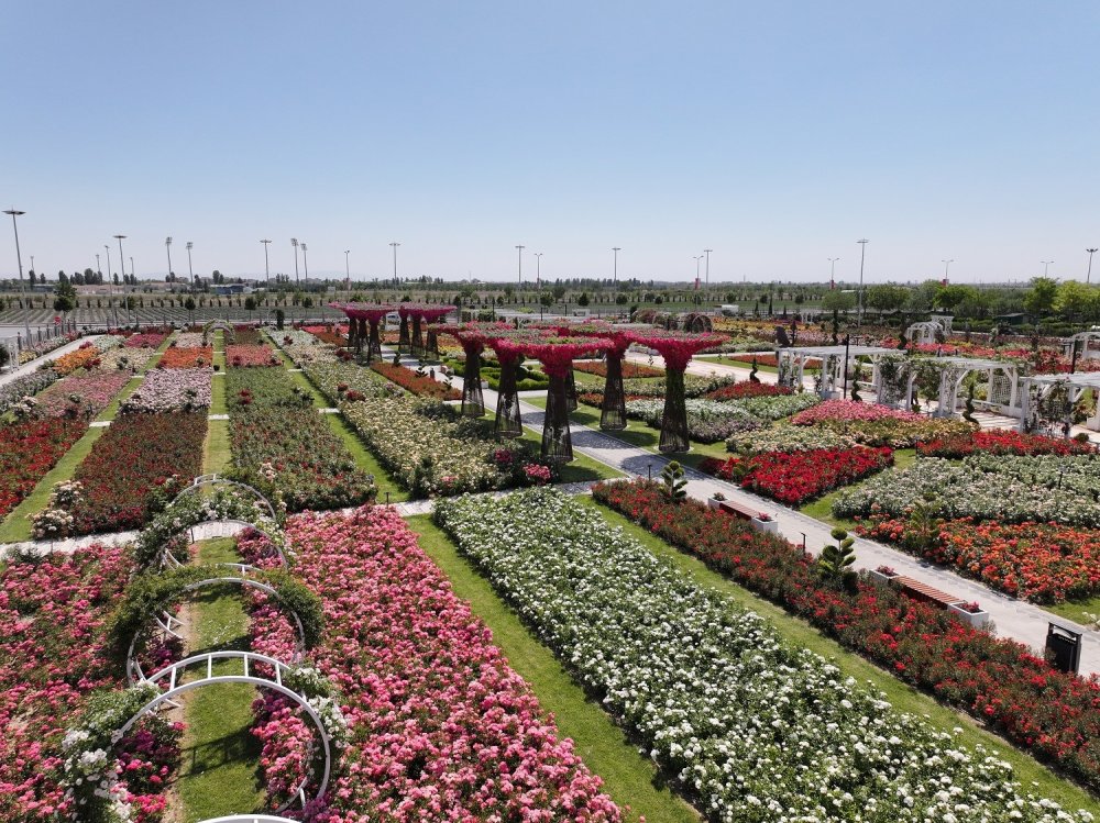 Mevlana Gül Parkı yeni sezona merhaba dedi