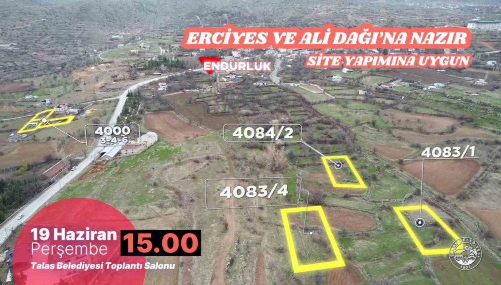Ali Dağı Manzaralı Villa Parselleri ve Daireler İçin Geri Sayım Başladı
