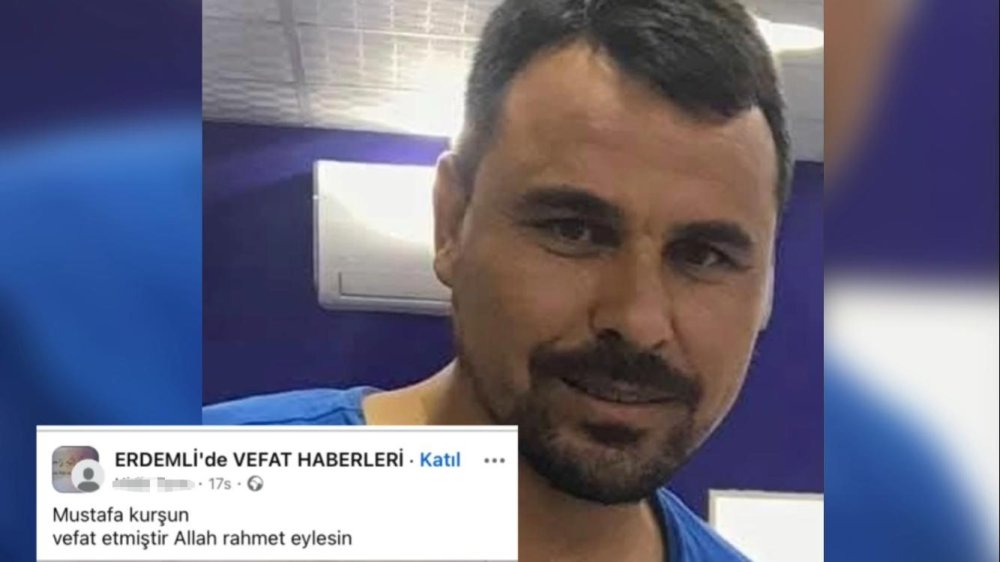 Kendi ölüm ilanını görünce şok geçirdi