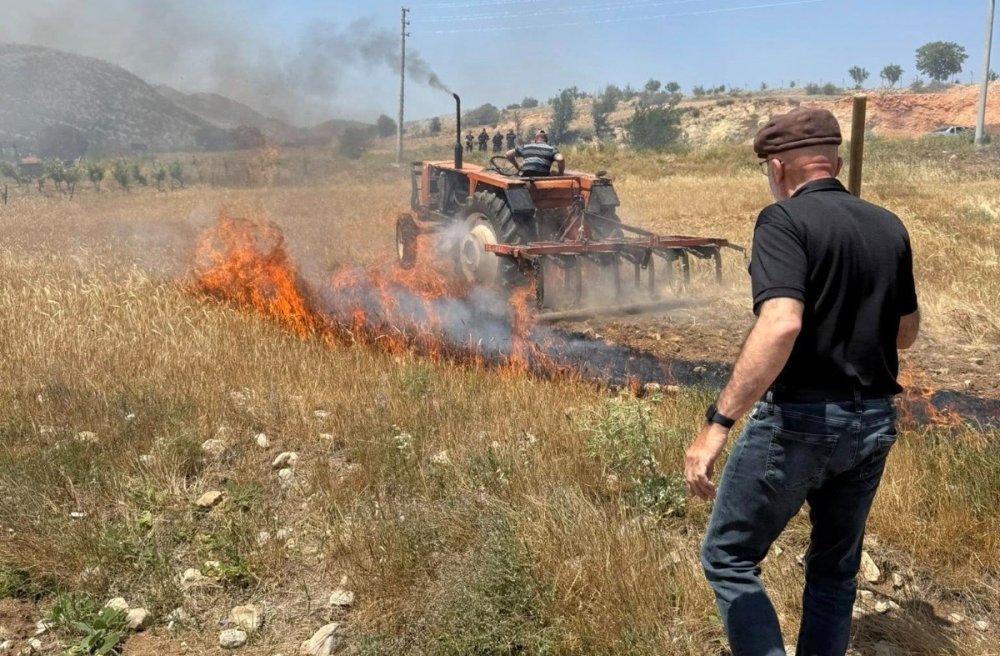 Zaten verim düşüktü, olanı da yangın kül etti