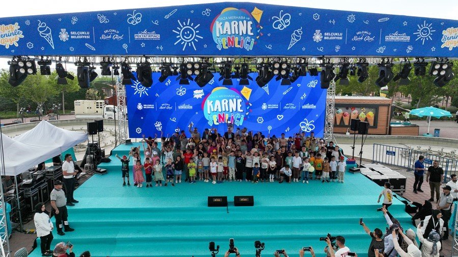 Kelebekler Vadisi’nde renkli karne şenliği