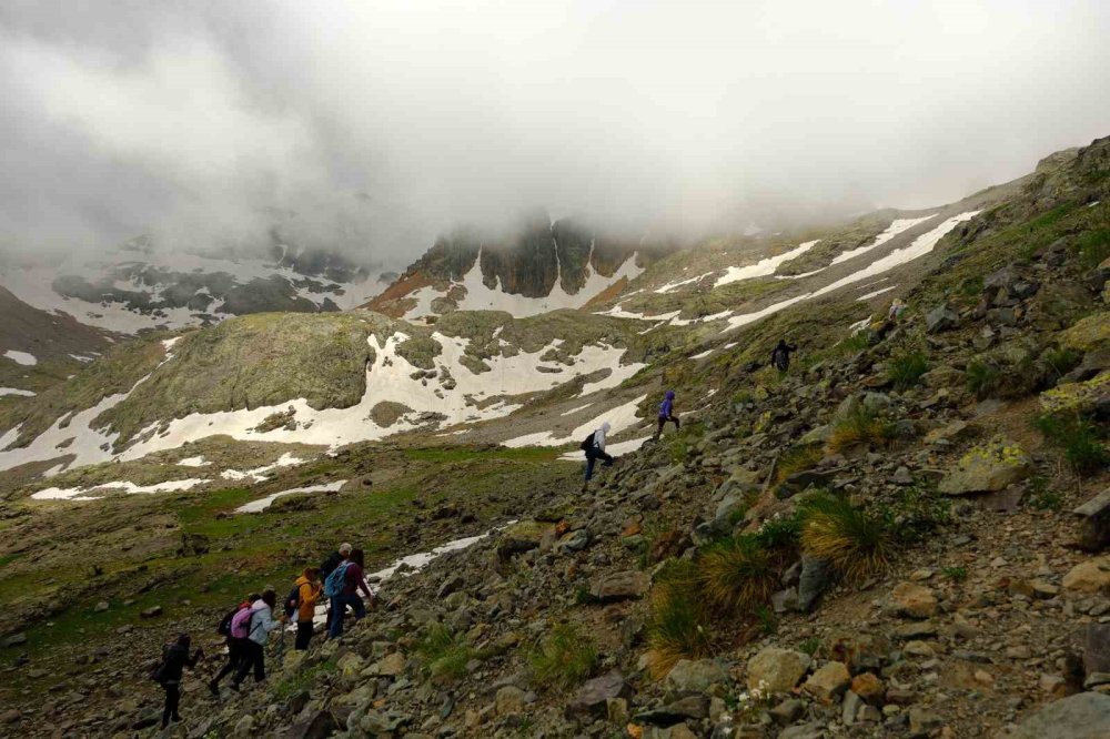 Yüksek zirvelerde doğa uyanıyor