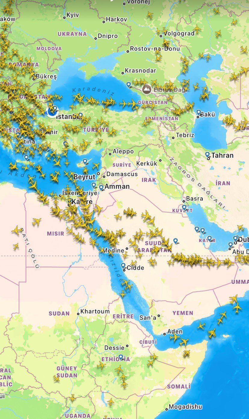 İran'ın Füze Saldırısı Sonrası Katar'a Giden Uçaklar Türkiye'ye Yönlendirildi, THY Seferleri İptal Edildi